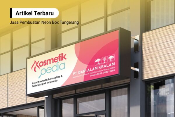 Jasa Pembuatan Neon Box Tangerang